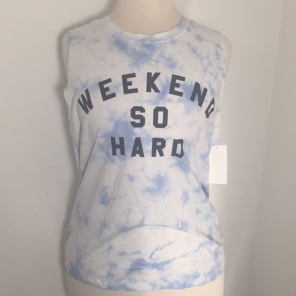 Fifth Sun Tie Dye Sleeveless Tee New - Picture 1 of 5